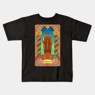 Hierophant Tarot Card Kids T-Shirt